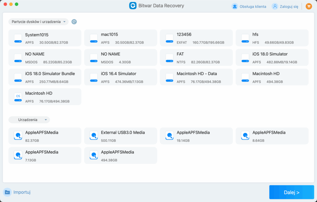 Bitwar data recovery for Mac 1
