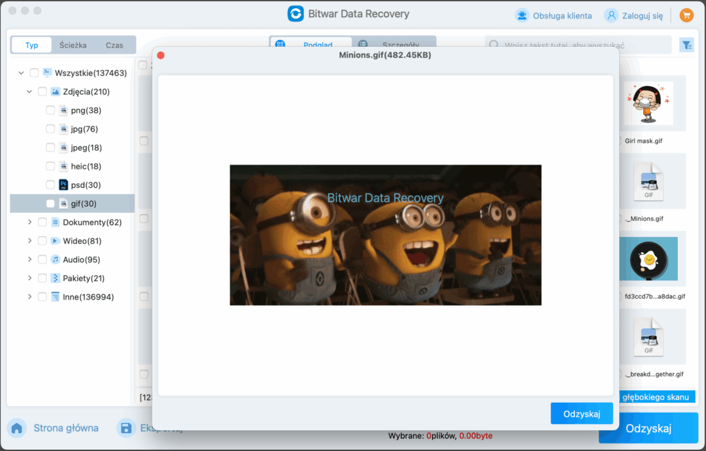 Bitwar data recovery for Mac 4