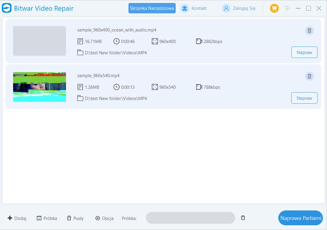 Bitwar Video Repair - 2