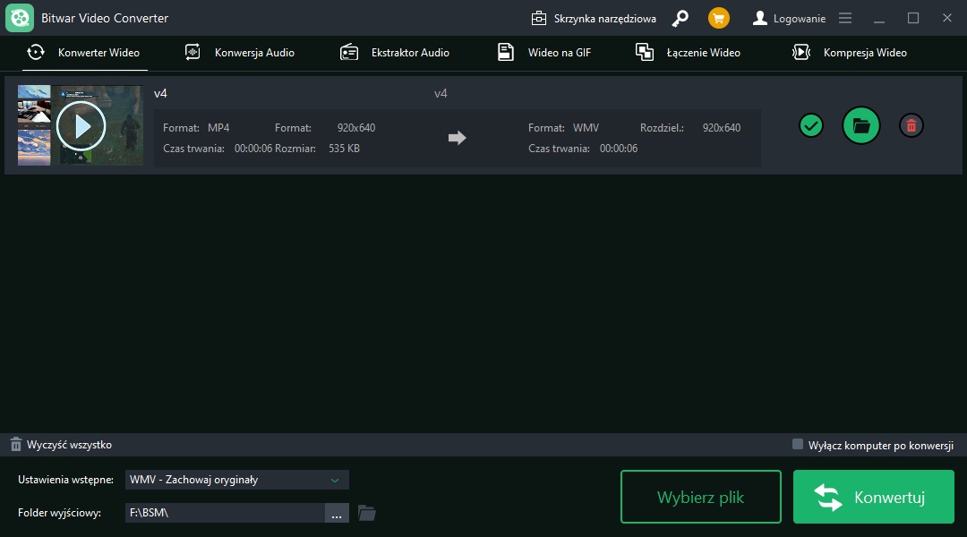 Bitwar Video Converter - 4