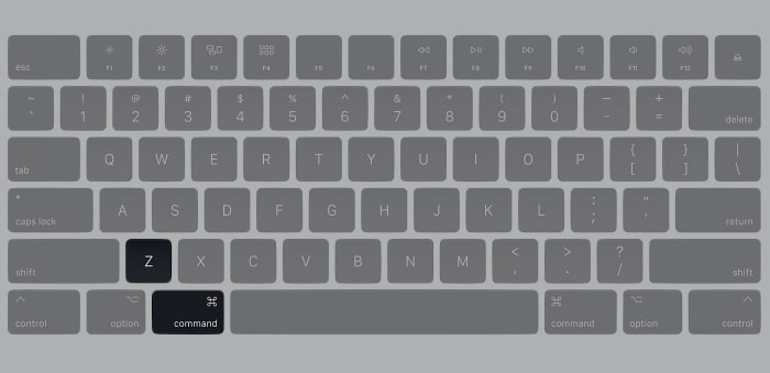 Mac-Command-Z
