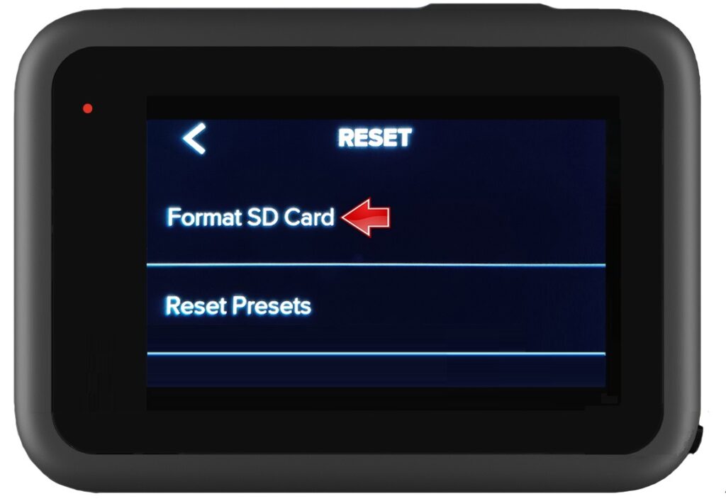 gopro reset