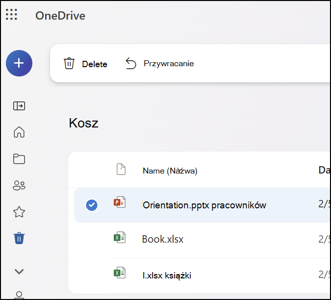 onedrive-Przywracanie