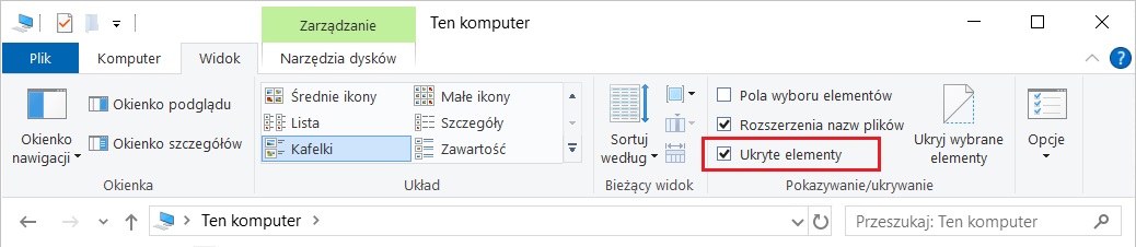 Ukryte elementy