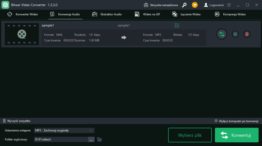 bitwar video converter m4a 2
