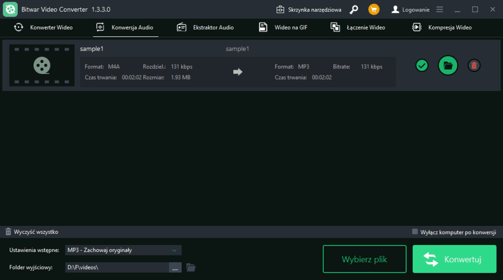 bitwar video converter m4a 3